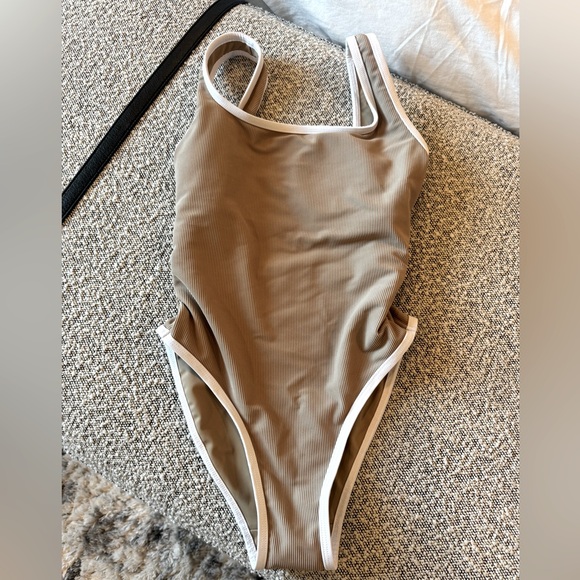 LainSnow Other - LainSnow Tan One Piece Swimsuit